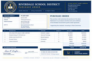 Submit Purchase Order